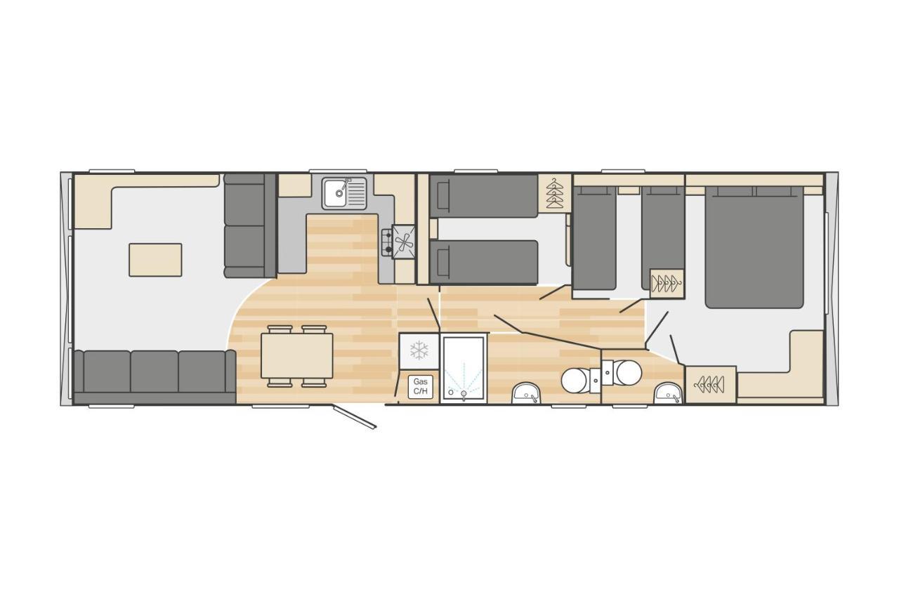Lydstep Bayview 3-bedroom Holiday home *